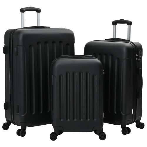 Set kofera 3 kom Hard Shell Crna 20” 24” 28” ABS Cijena