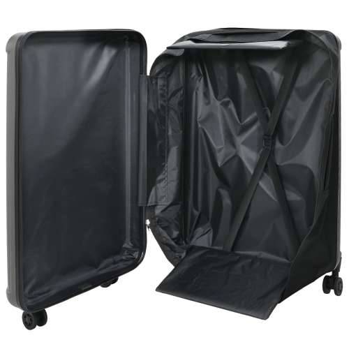 Preklopni Kofer Tvrda Školjka 28’’ Tamnosivi 50x30x76 cm ABS Cijena