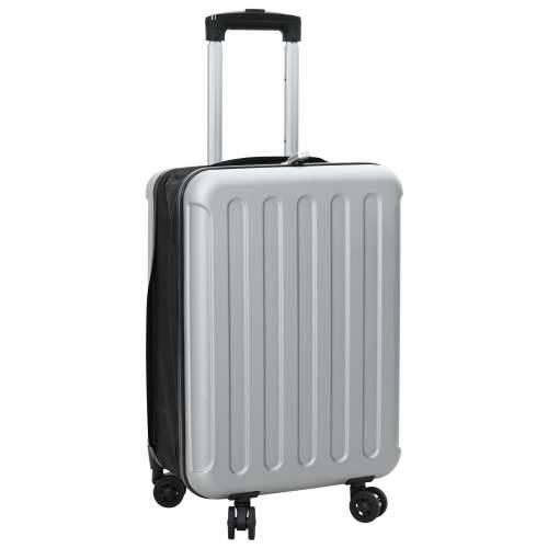 Sklopivi kofer tvrdi 20 inča srebrni 34x23x55.5 cm ABS Cijena