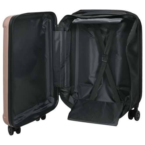Preklopni kovčeg Tvrdi oklop 20’’ Ružičasti 34x23x55.5 cm ABS Cijena