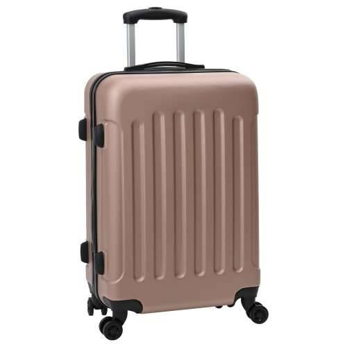 set kofera 3 kom Čvrsta prtljaga Ružičasto zlato 20” 24” 28” ABS Cijena