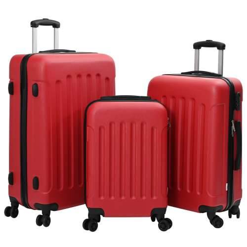 Set kofera 3 kom Tvrdi Crveni 20” 24” 28” Cijena