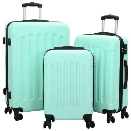 set kofera 3 kom Tvrda Mint zelena 20” 24” 28” ABS Cijena