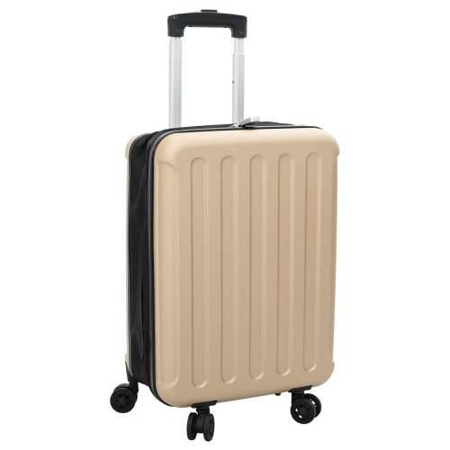 Sklopivi kofer tvrdi plastični 20 šampanjac 34x23x55.5 cm ABS Cijena