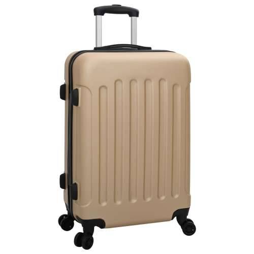set kofera 3 kom tvrde školjke šampanjac 20’’ 24’’ 28’’ ABS Cijena