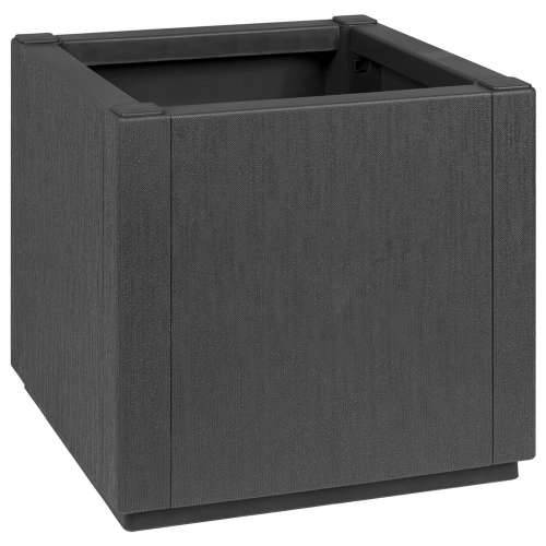 Vrtna saksija Tamno siva 36x36x35 cm PP Cijena