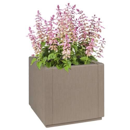 Vrtna saksija Svijetlo smeđa 36x36x35 cm PP Cijena