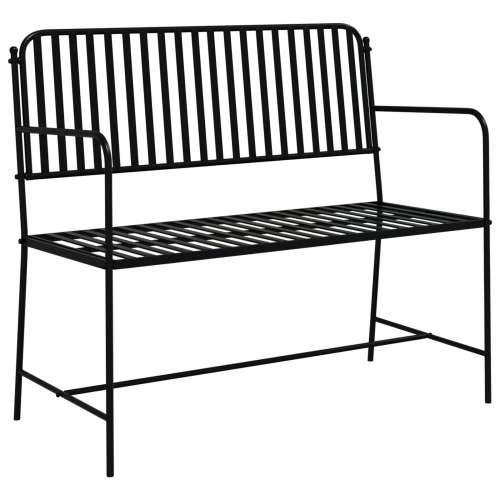 vanjska klupa Crna Metal Standard Izdržljiva Vanjska klupa Cijena