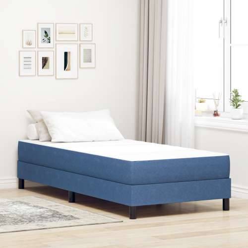 Pocket Spring madrac plavi srednji 80x200x20 cm tkanina Cijena