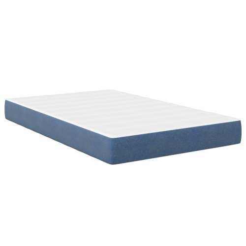 Pocket Spring Madrac Plavi Srednji 120x190x20 cm Tkanina Cijena