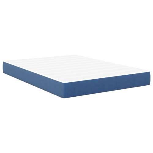 Madrac s Pocket oprugama Plavi Srednji 140x190x20 cm Tkanina Cijena