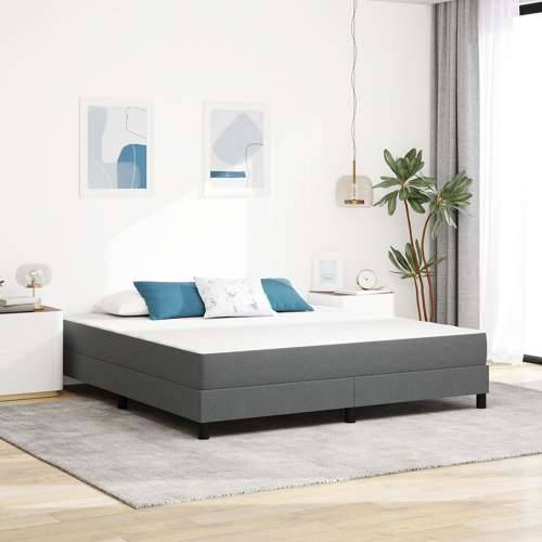 Pocket Spring Jastuk za Krevet Svjetlosiva Srednja 180x200x20 cm Tekstil Cijena