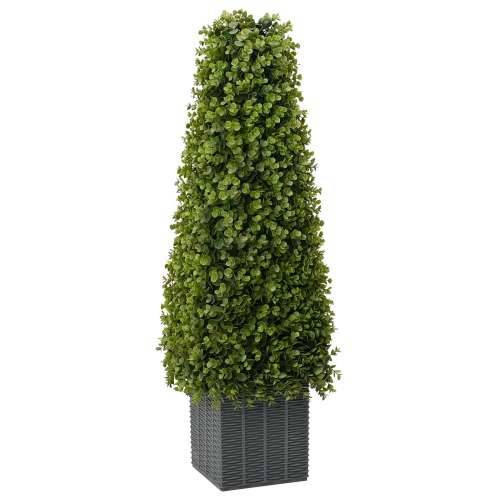 Umjetna biljka Eucalyptus drvo s posudom 27x27x90 cm Zeleno Cijena