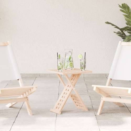 Sklopivi Stolić za Kavu 33x33x40,5 cm Od Masivnog Orahovog Drva Cijena