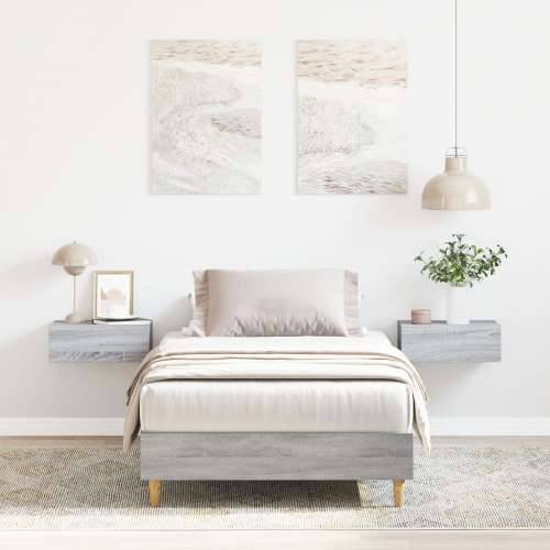 Krevetni okvir 90x200 cm Siva Sonoma Konstruirano drvo Cijena