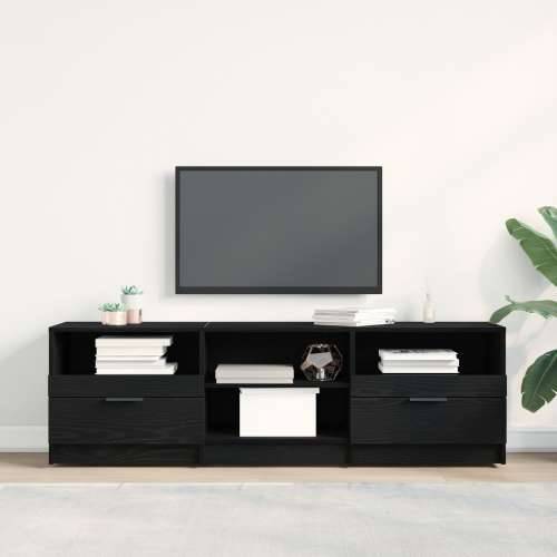 TV Kabinet Crna Hrast 150x33,5x45 cm Konstruirano drvo Cijena