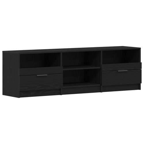 TV Kabinet Crna Hrast 150x33,5x45 cm Konstruirano drvo Cijena