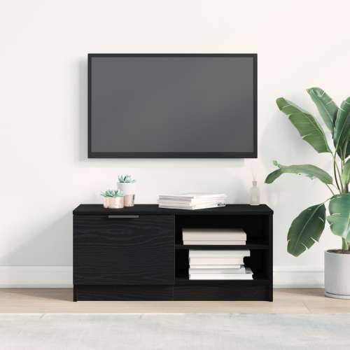 TV Odlagač Crni Hrast 80x35x36,5 cm Umjetno Drvo Cijena