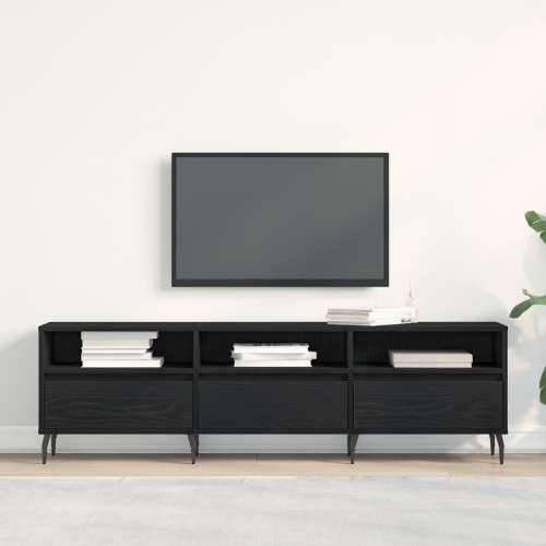 TV Kabinet Crni Hrast 150x30x44,5 cm Konstruirano drvo Cijena