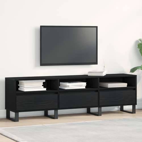 TV ormarić Crna hrasta 150x30x44,5 cm Konstruirano drvo Cijena