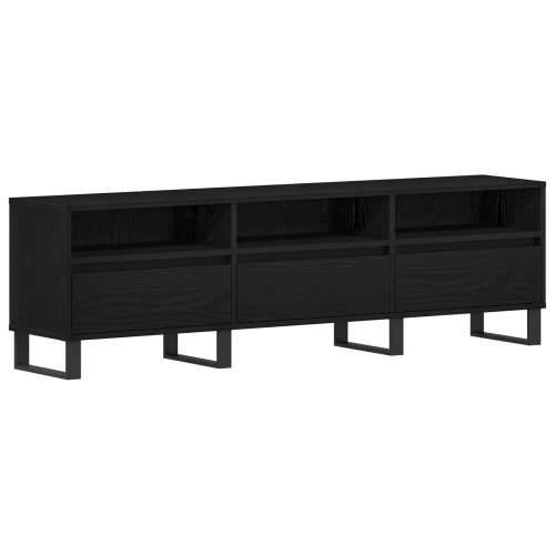 TV ormarić Crna hrasta 150x30x44,5 cm Konstruirano drvo Cijena