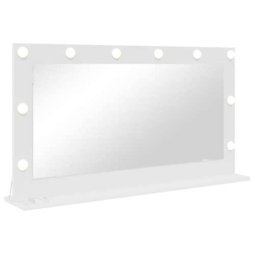 Ogledalo s LED svjetlima Bijelo 100x55x18 cm Cijena
