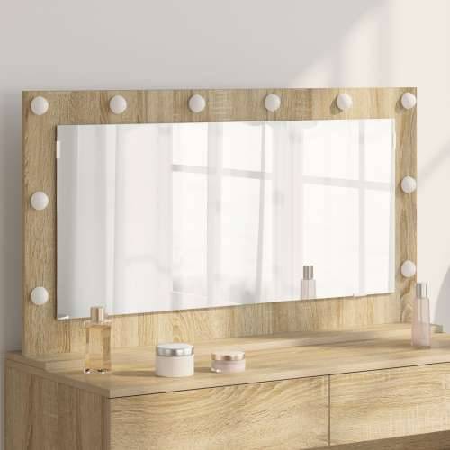ogledalo za toalet Sonoma hrast MDF, Staklo 100 x 55 x 18 cm Cijena