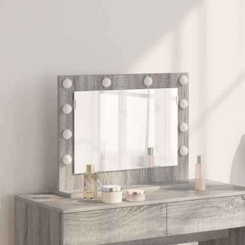 ogledalo za toalet Siva Sonoma MDF, Staklo 60 x 45 x 18 cm Cijena