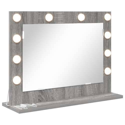 ogledalo za toalet Siva Sonoma MDF, Staklo 60 x 45 x 18 cm Cijena
