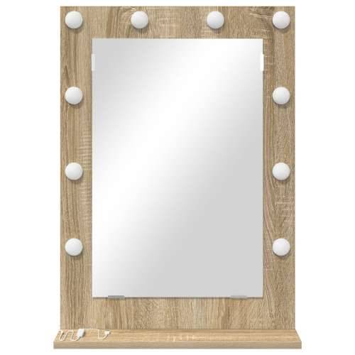 ogledalo za toalet Sonoma hrast MDF, Staklo 70 x 50 x 18 cm Cijena