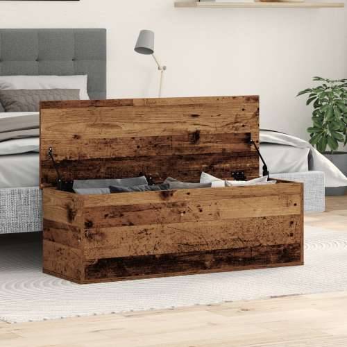 Box za skladištenje od starih dasaka 102x35x35 cm od inženjerskog drveta Cijena