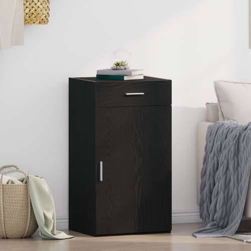 Komoda Crni Hrast 30x42,5x93 cm Konstruirano drvo Cijena