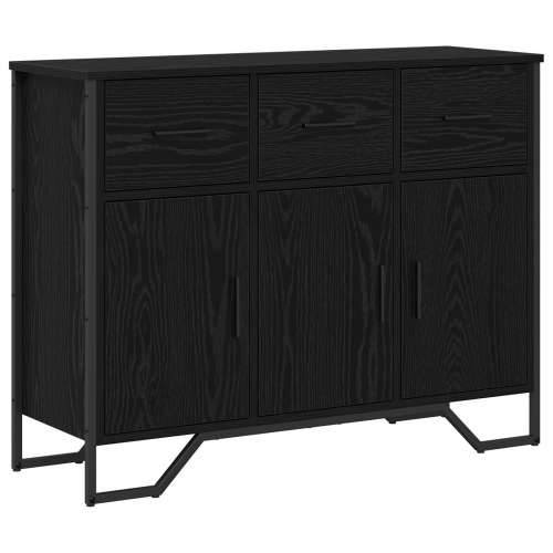 Konzola Crni Hrast 97x32.5x74.5 cm Konstruirano drvo Cijena