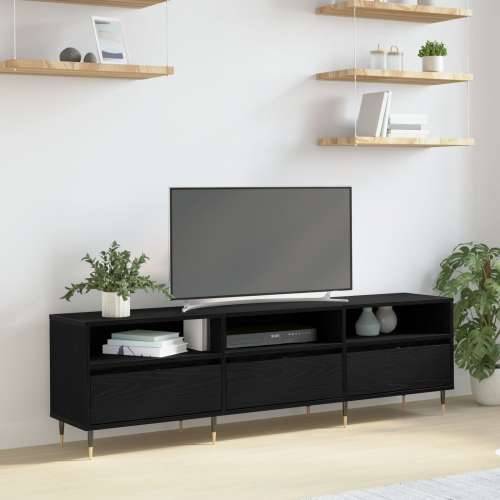 TV kabinet crni hrast 150x30x44.5 cm konstruirano drvo Cijena