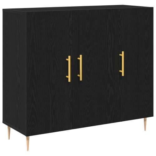 Komoda Crni Hrast 90x34x80 cm Igrajući drvo Cijena