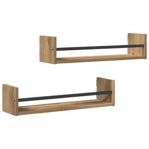 Zidne police 2 komada Artesan hrast 60x16x14 cm Inženjerska drvo Cijena