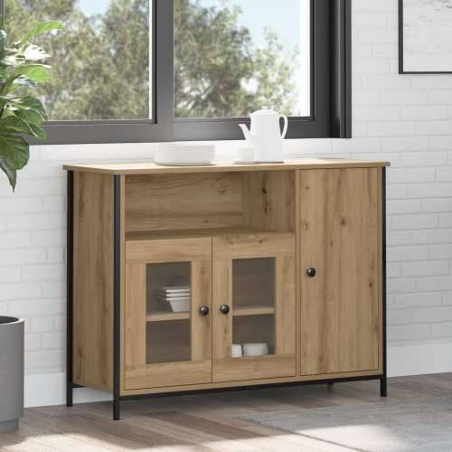 Sideboard Artisan Oak 100x35x75 cm Konstruirano drvo Cijena