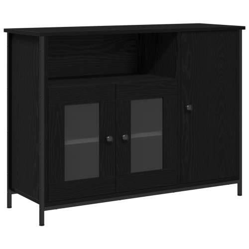 Sideboard Crni Hrast 100x35x75 cm Konstruirano drvo Cijena