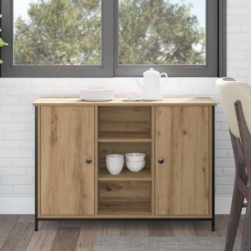Sideboard Artisan Oak 100x35x70 cm Odabrano drvo i čelik Cijena