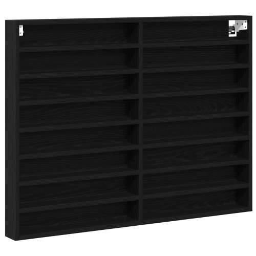 Vitrine kabinet Crni hrast 100x8,5x75 cm Konstruirano drvo Cijena