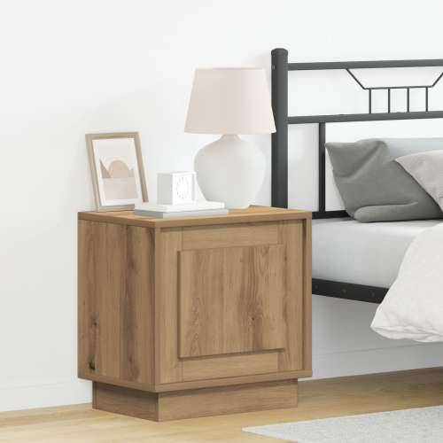 Noćni ormarić s LED svjetlima Artisan hrast 44x34,5x45 cm Cijena