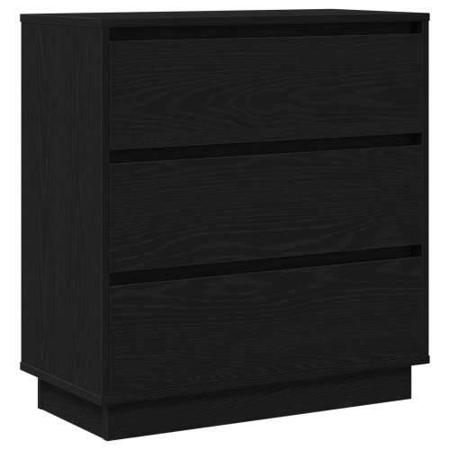 Noćni ormarić s LED svjetlom Crna hrast 71x34,5x75 cm Konstruirano drvo Cijena