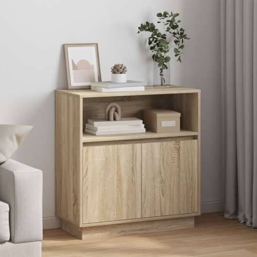 Sideboard s LED osvjetljenjem Sonoma hrast 71x34,5x75 cm Igrački drvo Cijena
