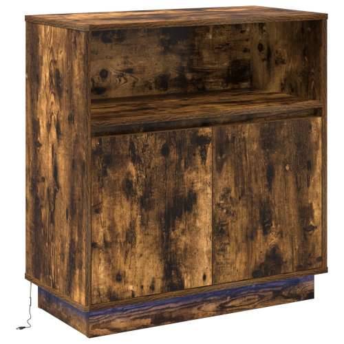 Sideboard s LED svjetlima dimenzija 71x34,5x75 cm od konstruiranog drva Cijena