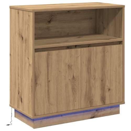 Ormarić s LED-om Artisan hrast 71x34,5x75 cm Konstruirano drvo Cijena