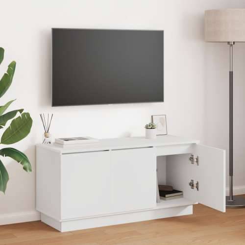 TV ormarić bijeli 100x38x49 cm konstruirano drvo Cijena