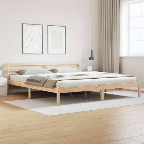 Krevet s uzheadom 200x220 cm od masivnog drva bora Cijena