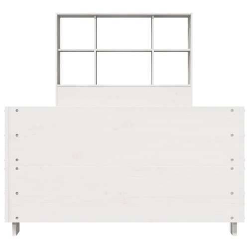Okvir kreveta bez madraca bijeli 90 x 200 cm masivna borovina - Bijela 90 x 200 cm Cijena