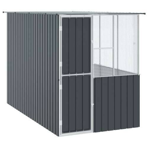 Kavez za ptice Antracit 215x78x200 cm Galvanizirani čelik Cijena