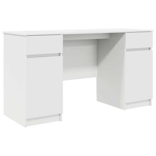 Stol Bijela 140x49x76 cm Konstruirano drvo Cijena
